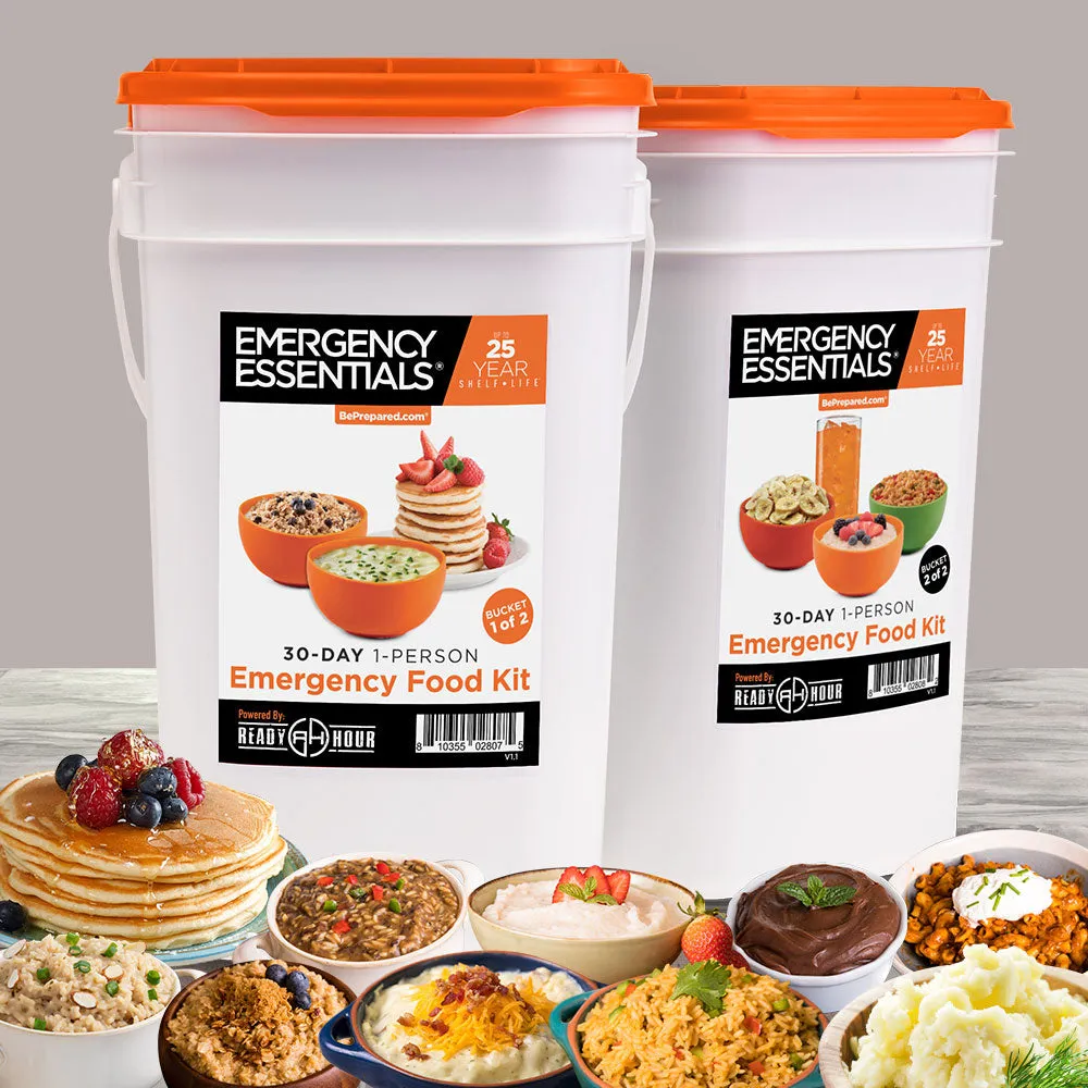 1-Month (30-Day) Emergency Food Kit - Emergency Essentials