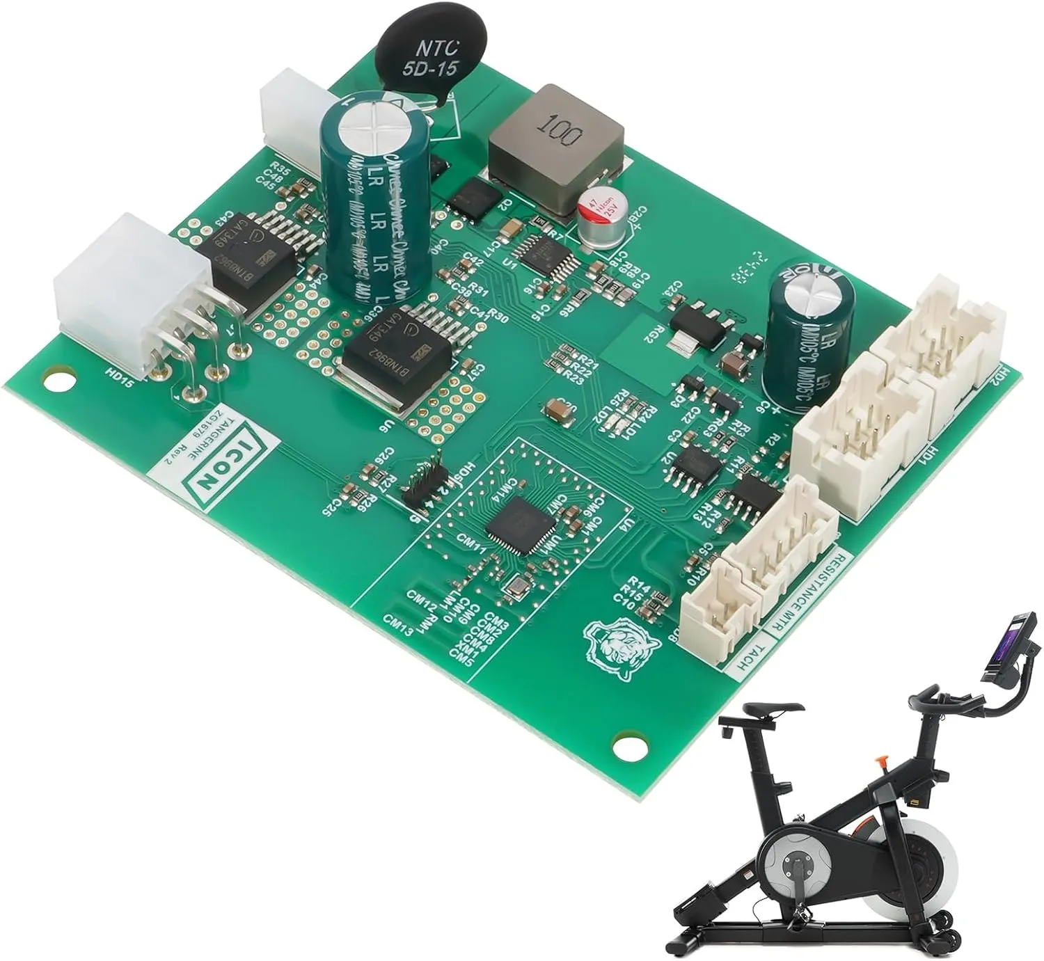 430157 Motor Control Board Controller Compatible with Nordic Track C22I/S10I/S15I/S22I/S27I/SE9I/X24 Stationary Bike, 430146 Controller for Select Elliptical Machines