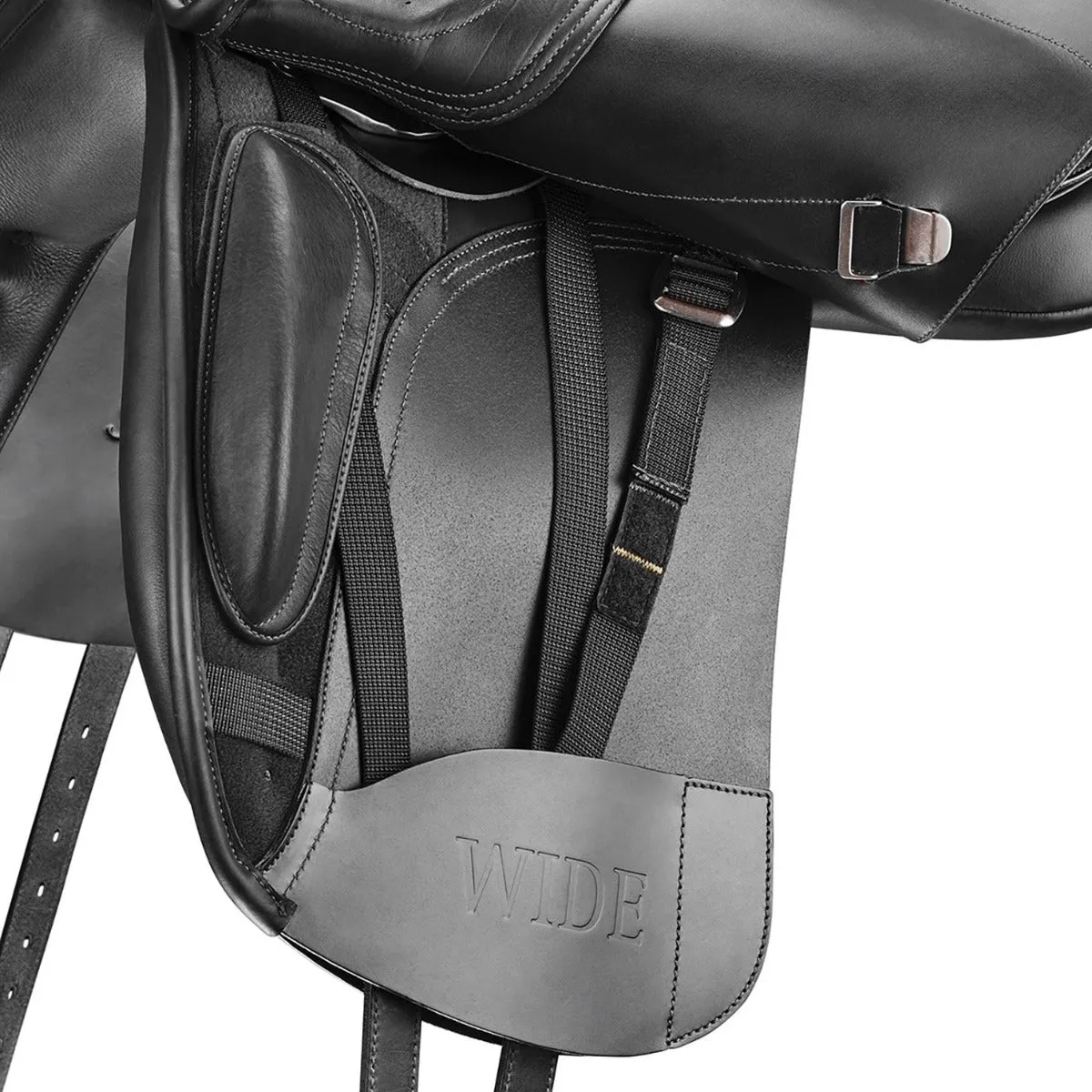 Bates Wide Dressage Saddle with HART