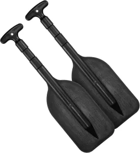 BESPORTBLE 2 Pack Telescopic Kayak Paddle 21.06-41 Aluminum Alloy Boat Oars Paddle for Boat Kayaking Rafting Jet Ski Canoe Outdoor Kayak Water Sports