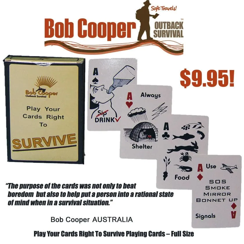 Bob Cooper Right To Survive Full Size Playing Cards