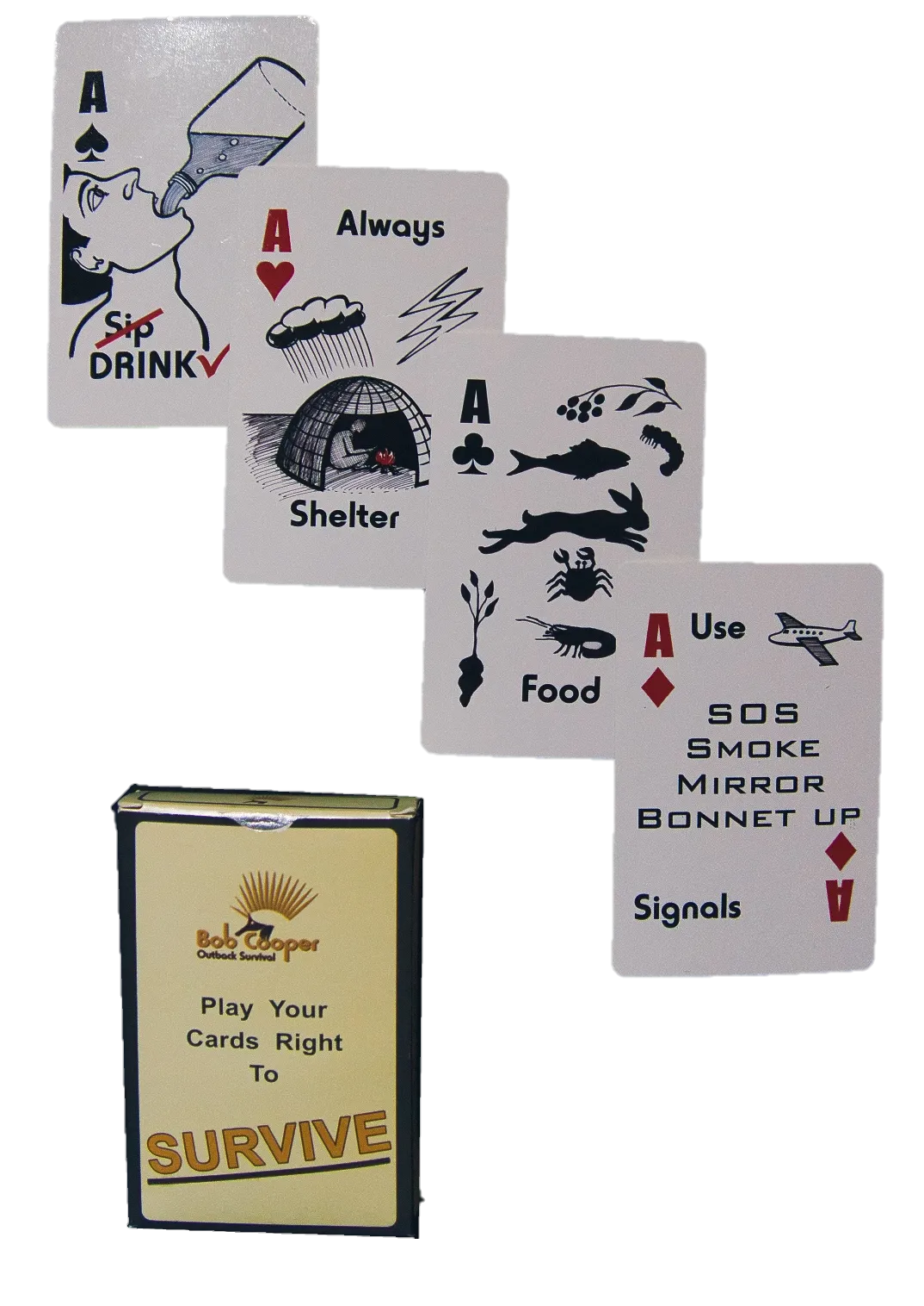Bob Cooper Right To Survive Full Size Playing Cards
