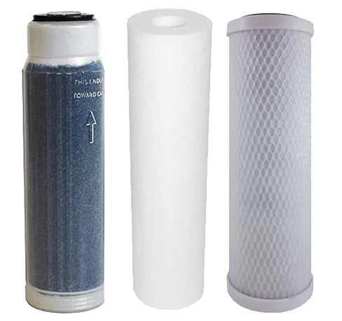 Coralife Pure-Flo II RO Replacement Filters (1 Sediment/1 Carbon/1 DI Water Filters)