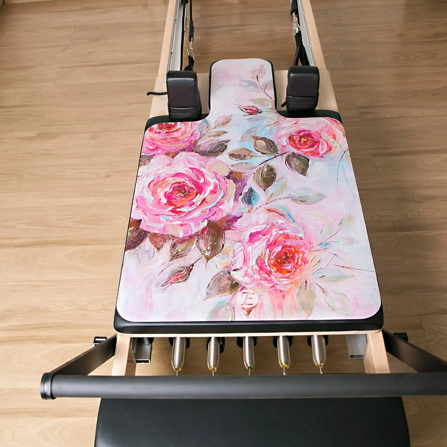Echome Pilates Reformer Mat Towel with Shoulders, Pilates Reformer Cover with Great Grip, Easy to Wash Light Weight Portable