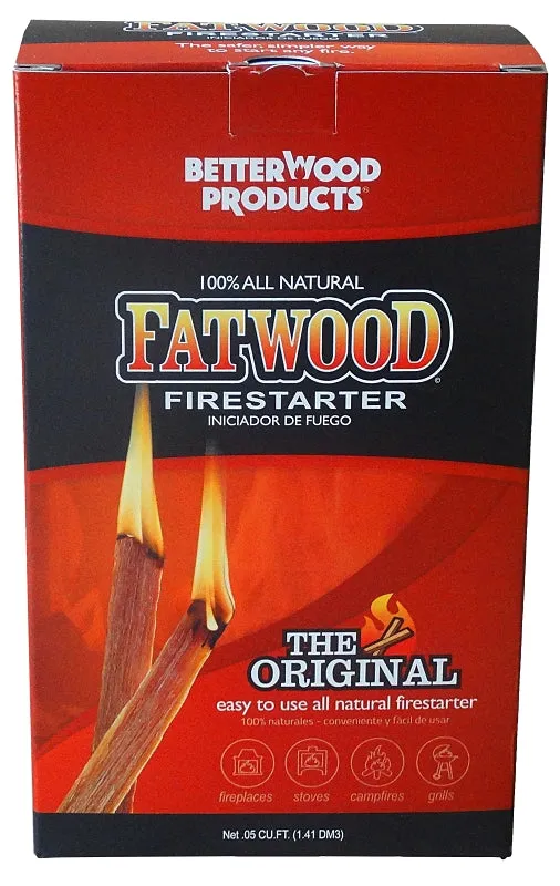 Fatwood 9910 Fire Starter, 10 lb Starter Weight :EA: QUANTITY: 1