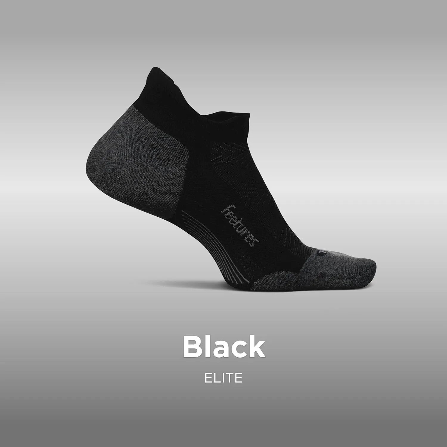 Feetures Elite Max Cushion No Show Tab Ankle Socks - Sport Sock with Targeted Compression
