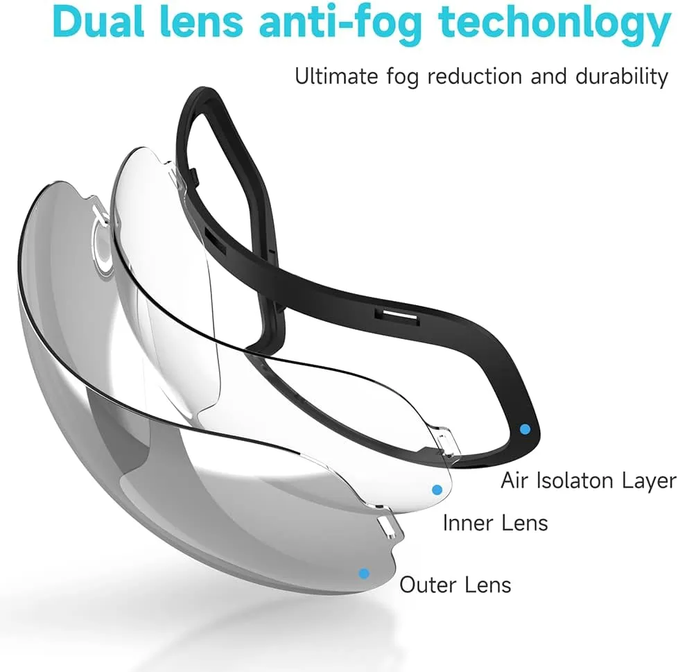 findway Ski Goggles OTG for Women Men Adult Youth-Over Glasses Snow Goggles-Interchangeable Lens,Anti Fog Snowboard Goggles