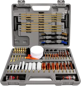 GLORYFIRE Elite Gun Cleaning Kit, Handgun Shotgun Pistol Universal Cleaning Kit with All Brass High-end Brushes, Jags, Reinforced and Lengthened Rods