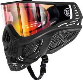 HK Army HSTL Skull Paintball Goggle/Airsoft Mask (Black, Fire)