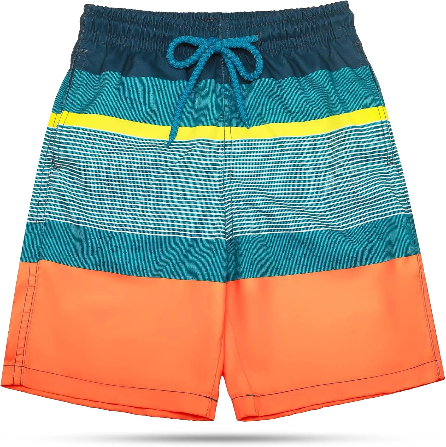 KAILUA SURF Boys' Swim Trunks Quick Dry Board Shorts with Mesh Liner, Sizes 2T-18/20