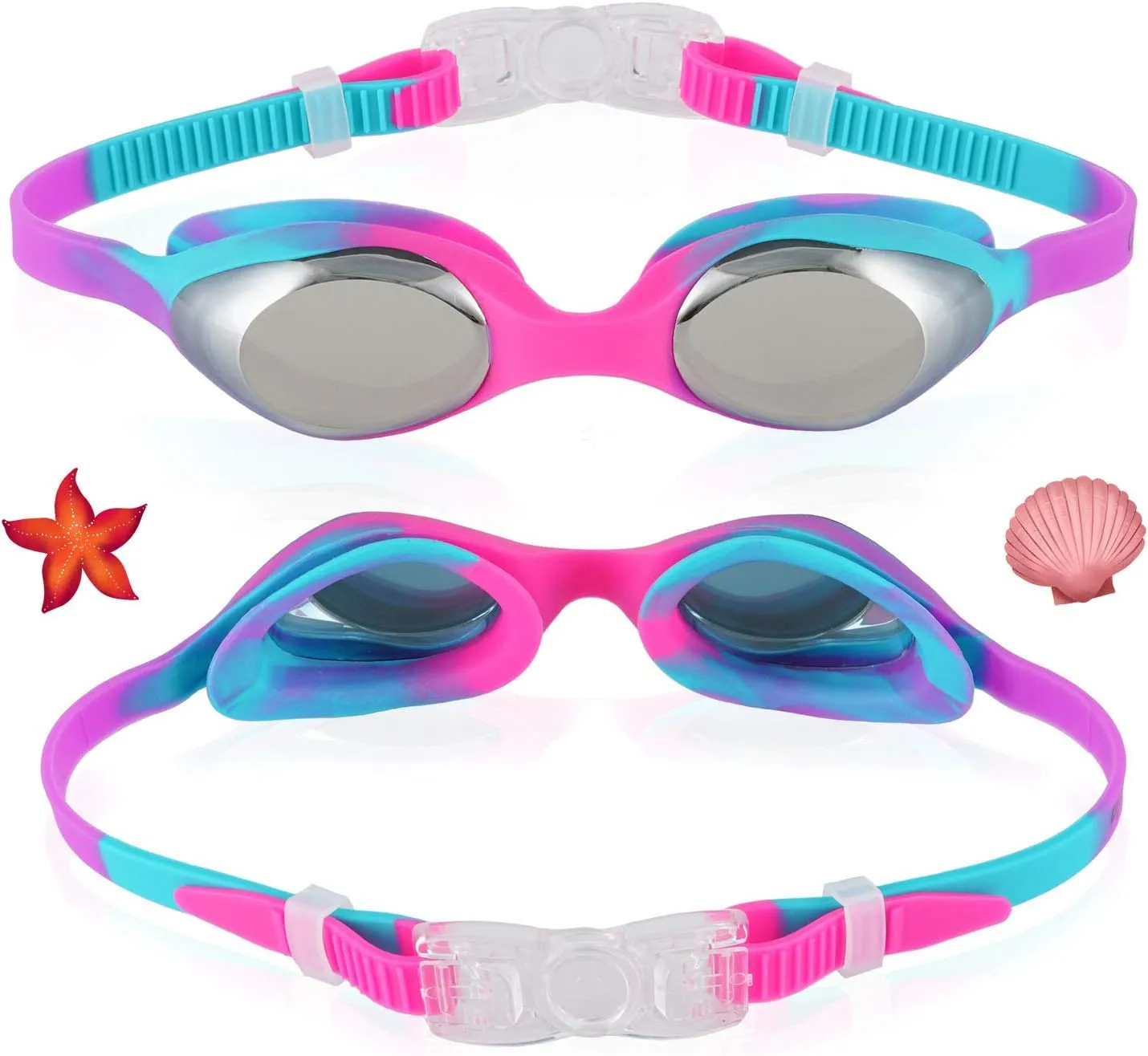 Kids Swim Goggles, Swimming Goggles for Boys Girls Kid Toddlers Age 2-12
