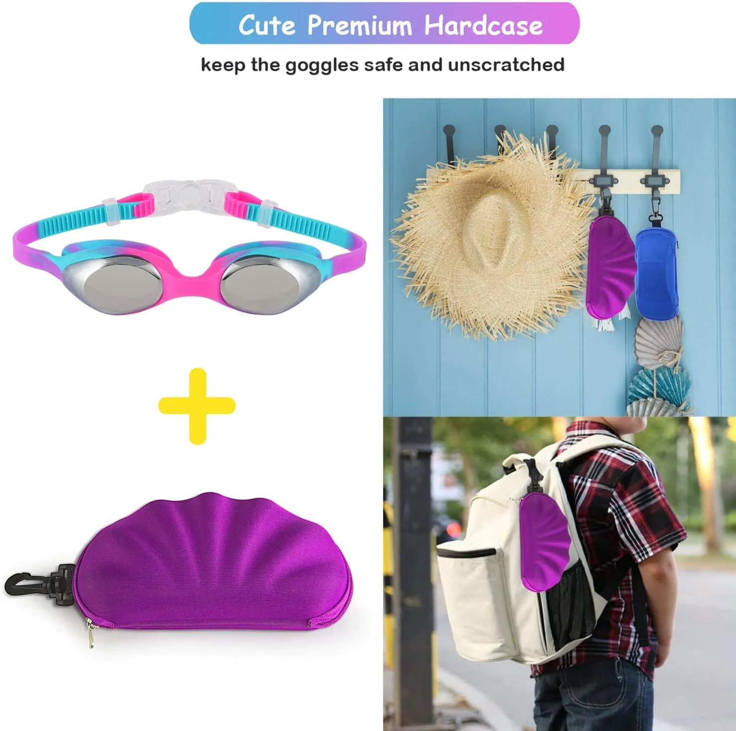 Kids Swim Goggles, Swimming Goggles for Boys Girls Kid Toddlers Age 2-12