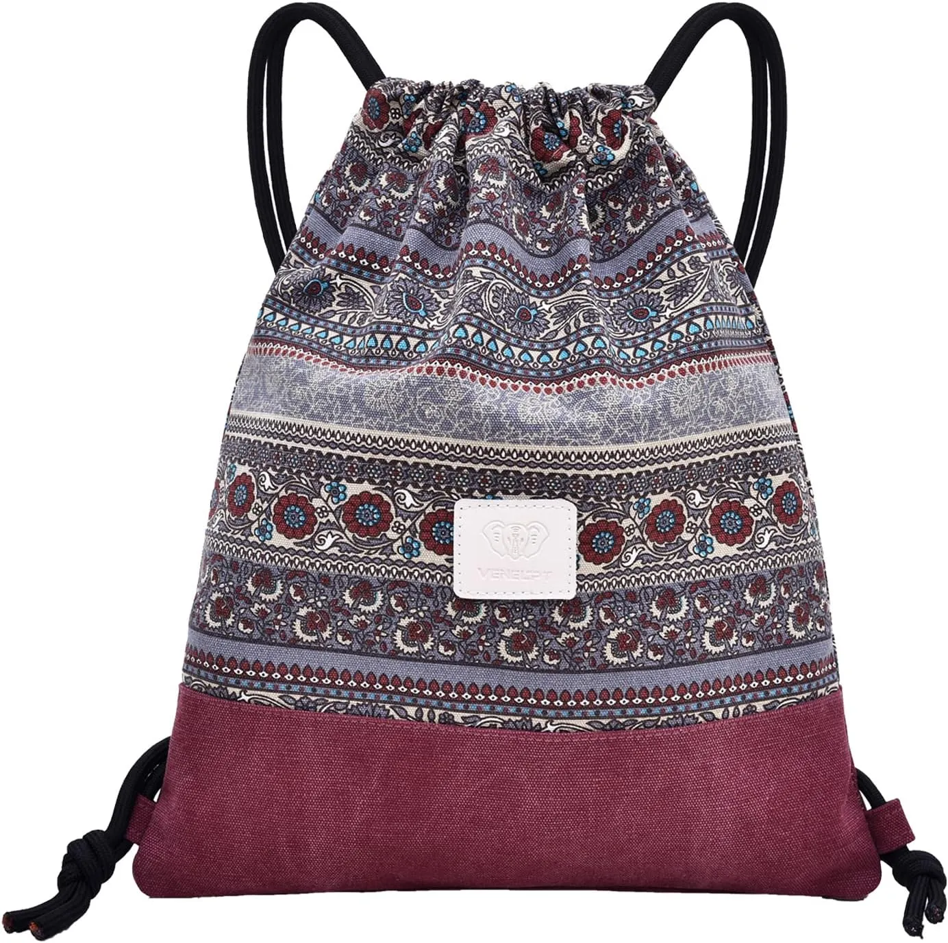 LAKE OF FIRE Drawstring Bags - Lightweight & Compact Bag for Yoga, Gym, Sports, Beach, Travel, and Daily Use(Red)