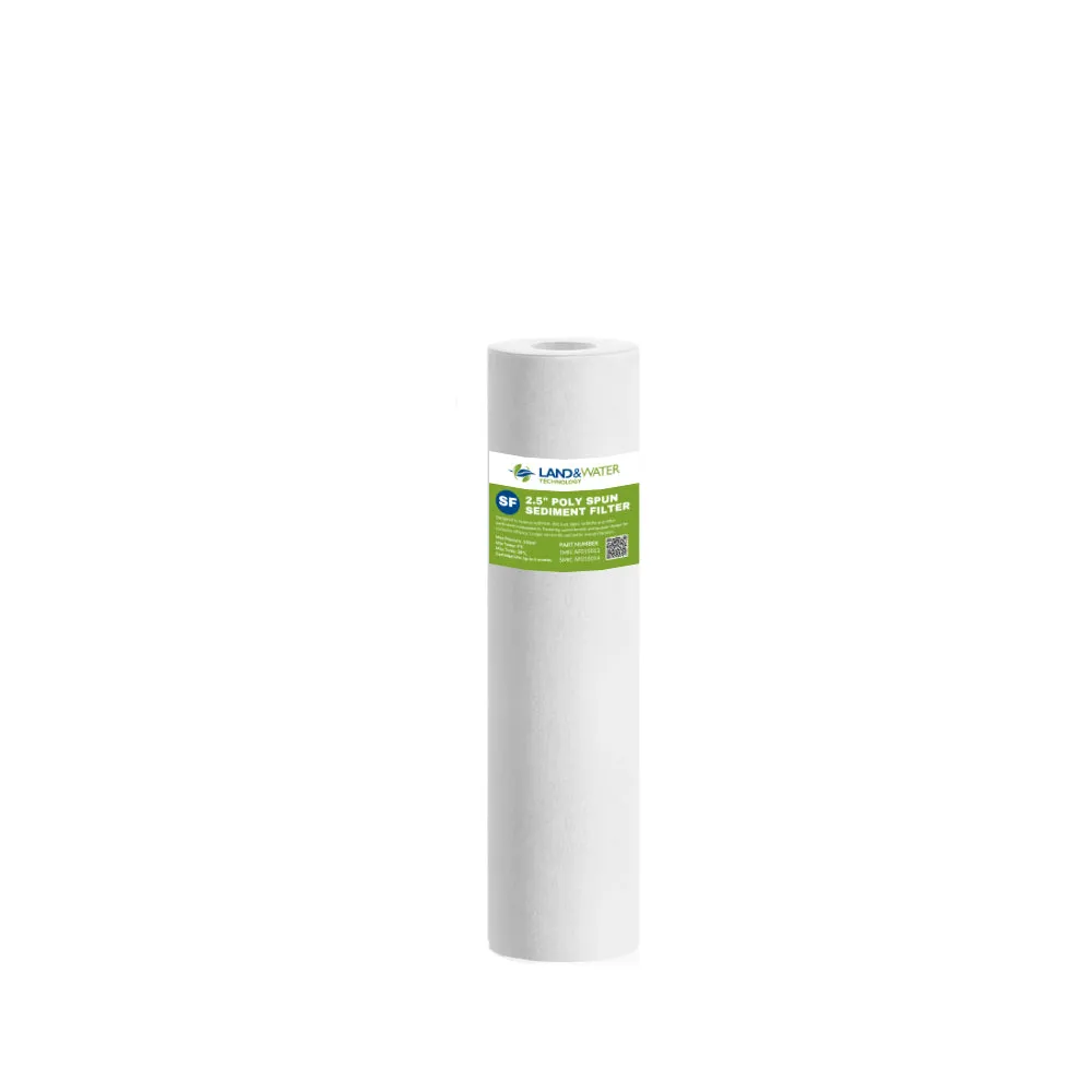 Land & Water 10" x 2.5" Polyspun Sediment Undersink Filter Cartridge (Stage 1)
