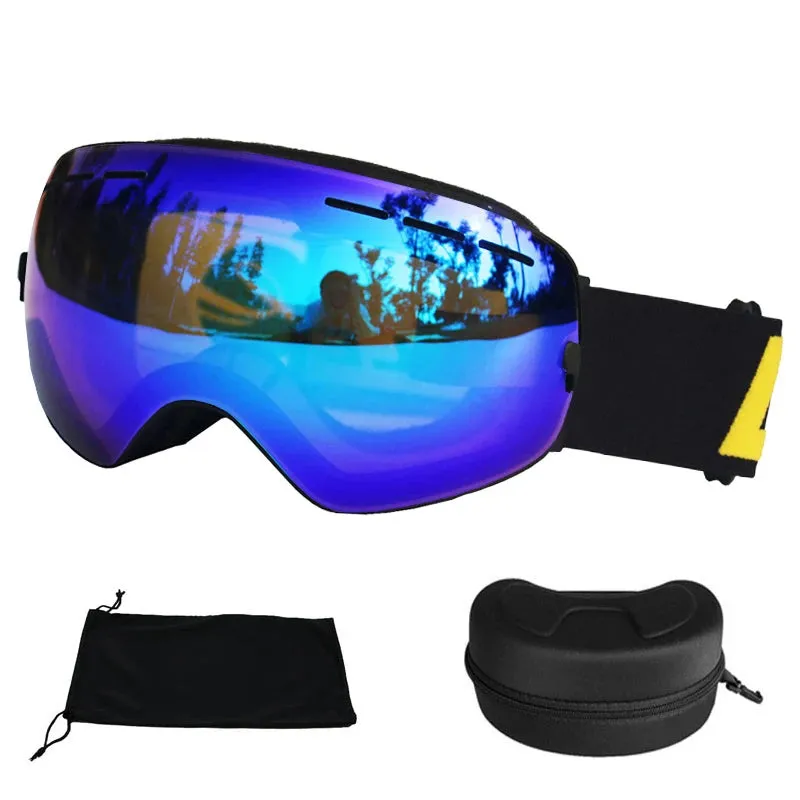 LOCLE Double Lens Ski Goggles