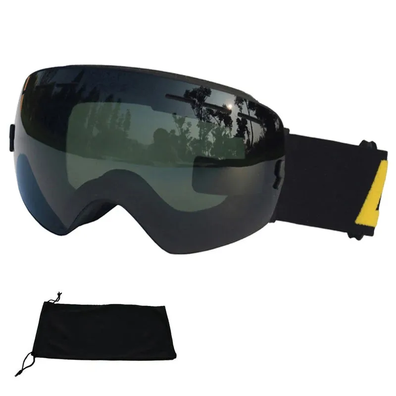 LOCLE Double Lens Ski Goggles
