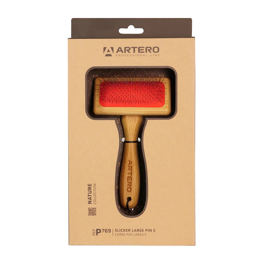 Nature Collection Long Pin Slicker Brush Small by Artero