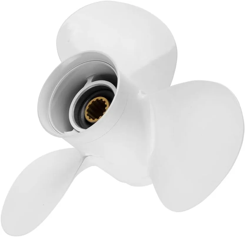 OEM Upgrade Aluminum Outboard Moto Boat Propeller fit Yamaha Engines 60-115 HP, 13.25x17p,13.5x15p,13x19p,13x17p-4B 15 Spline Tooth