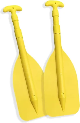 Pactrade Marine 2 of Marine Kayak Canoe Raft Jet Ski Yellow Telescopic Aluminum Oar Paddle