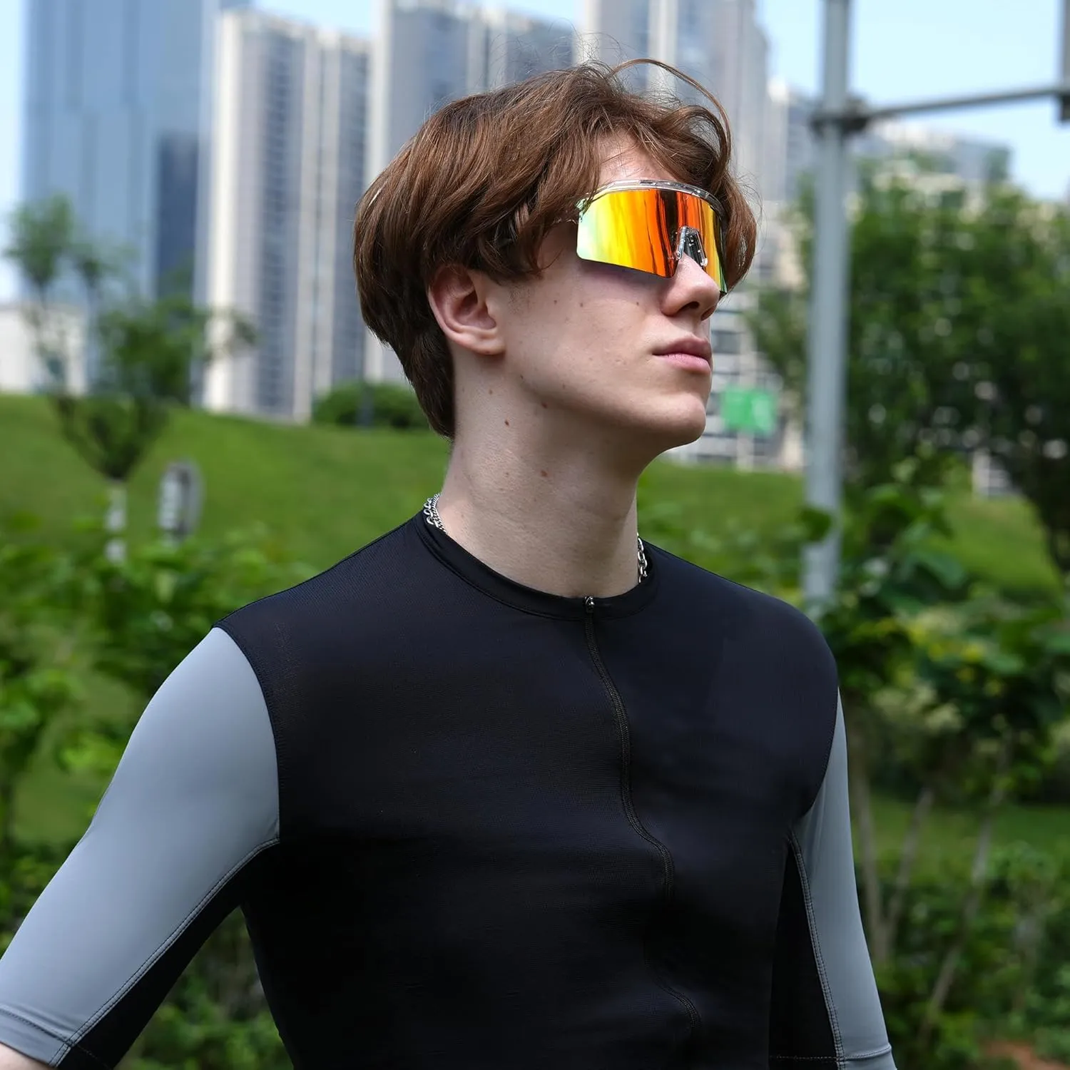 Polarized Sports Sunglasses for Men Women Unbreakable UV400 Protection Goggles Baseball Running Cycling Glasses