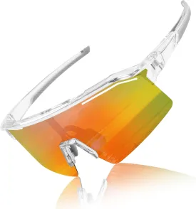 Polarized Sports Sunglasses for Men Women Unbreakable UV400 Protection Goggles Baseball Running Cycling Glasses