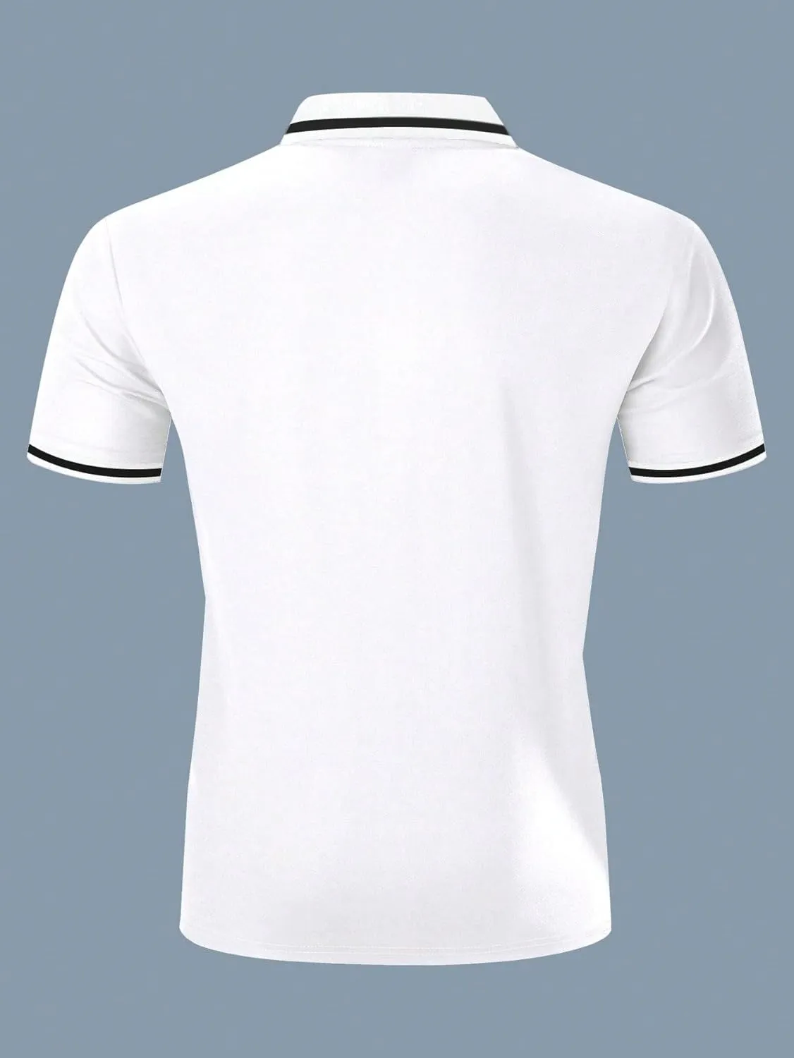 SOLY HUX Men's Golf Shirts Color Tennis Shirt Short Sleeve Casual Work T-Shirt