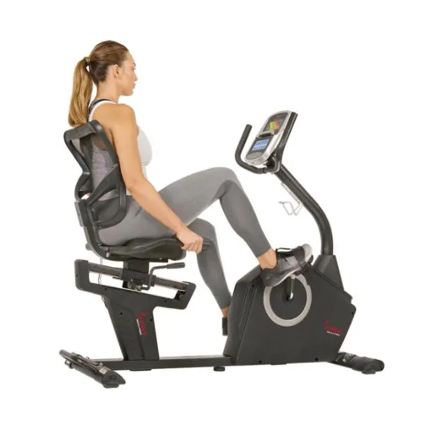 Stationary Recumbent Bike with Programmable Display