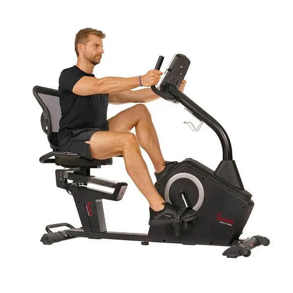 Stationary Recumbent Bike with Programmable Display