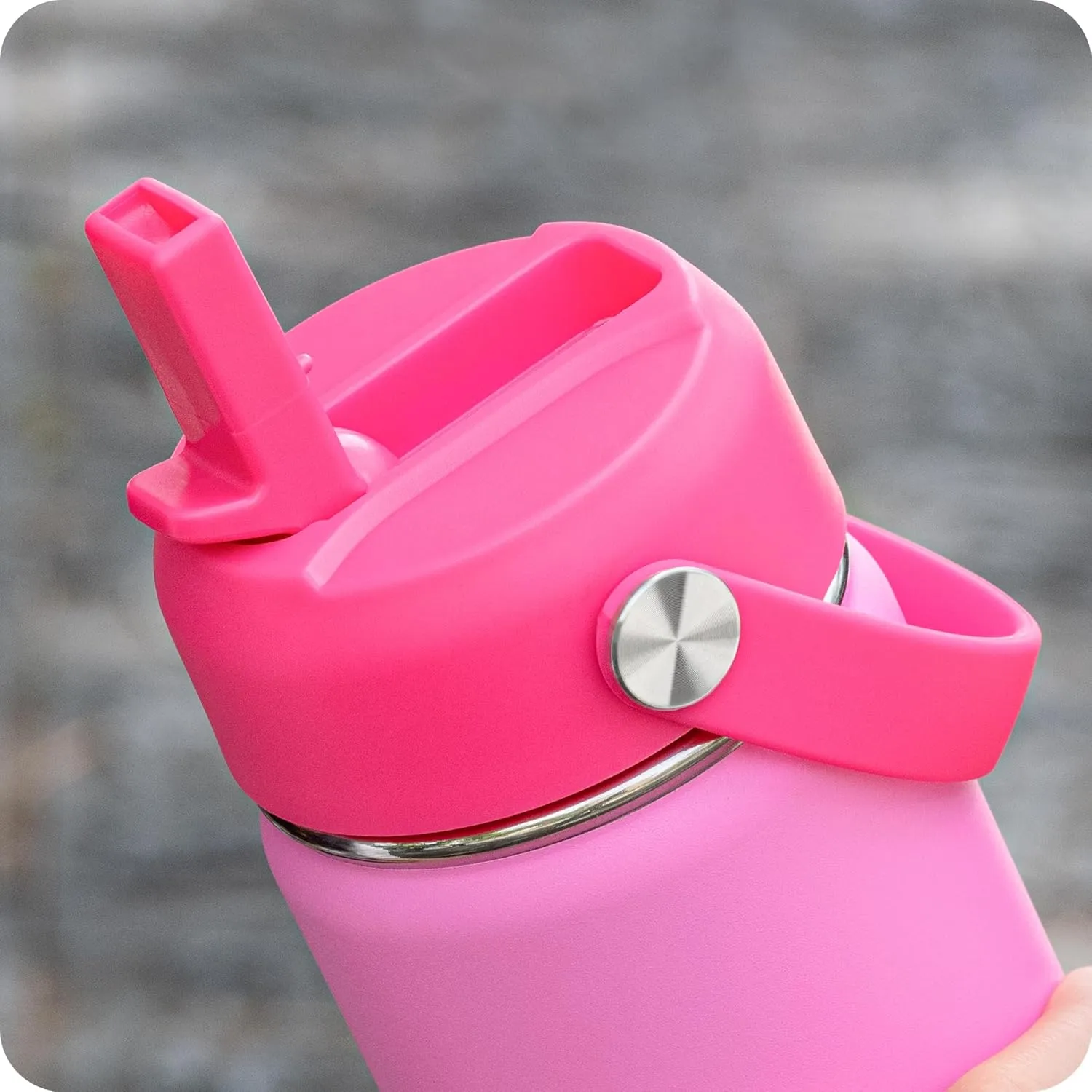 Straw Lid for Hydroflask, Lids with Straw for Hydro Flask 12 16 18 20 32 40 64oz Wide Mouth Water Bottles, Replacement Cap Lid for Hydroflask, BPA Free