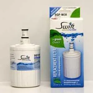 Swift Green Filters SGF-W31 Refrigerator Water Filter, 0.5 gpm, Coconut Shell Carbon Block Filter Media :EA: QUANTITY: 1
