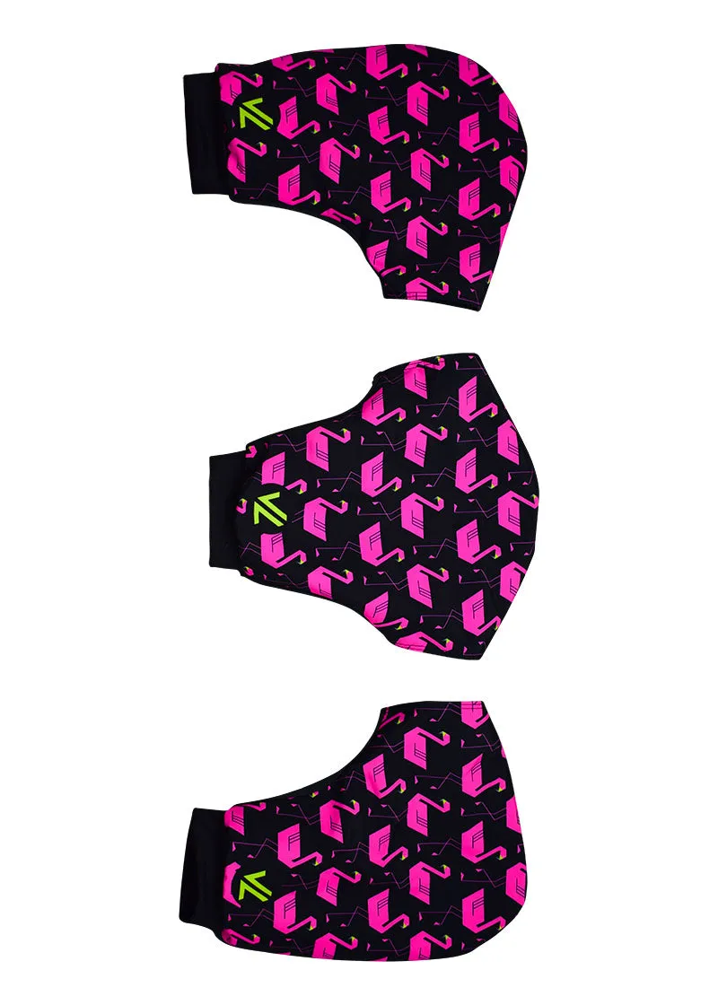 Three Piece Pogie Set Flamingo