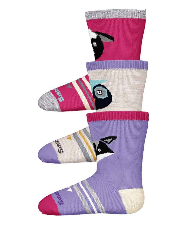 Toddler Trio Socks - Ultra Violet