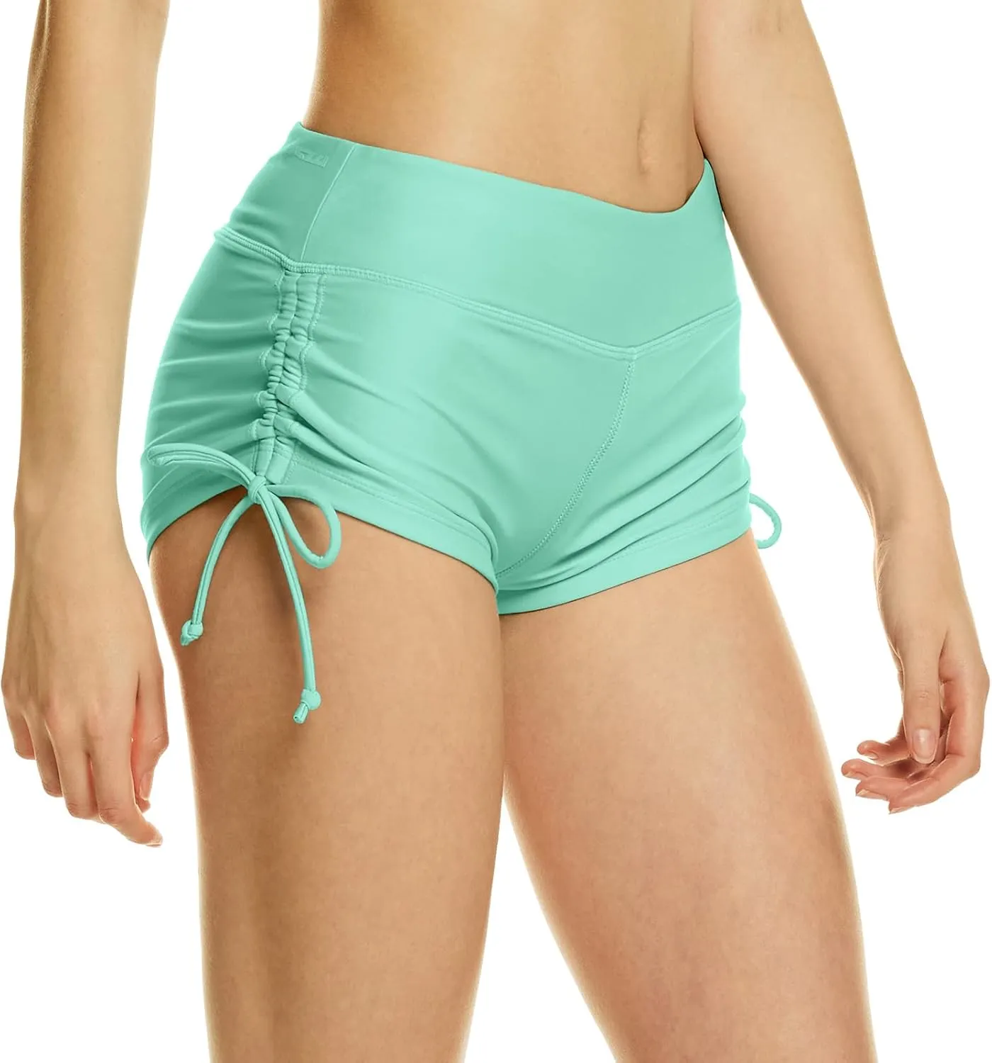 TSLA Women's Swim Shorts, Quick Dry Water Beach Board Short, Tankini Bathing Athletic Swimsuit Bottoms