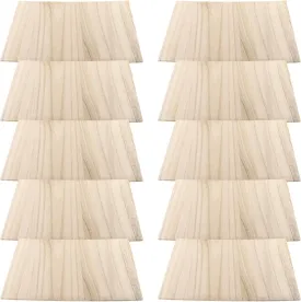 VOSAREA 10pcs Taekwondo Breaking Board Rebreakable Kick Boards Performing Wooden Taekwondo Punching Boards Training Accessory for Kids Adult (0.3cm)