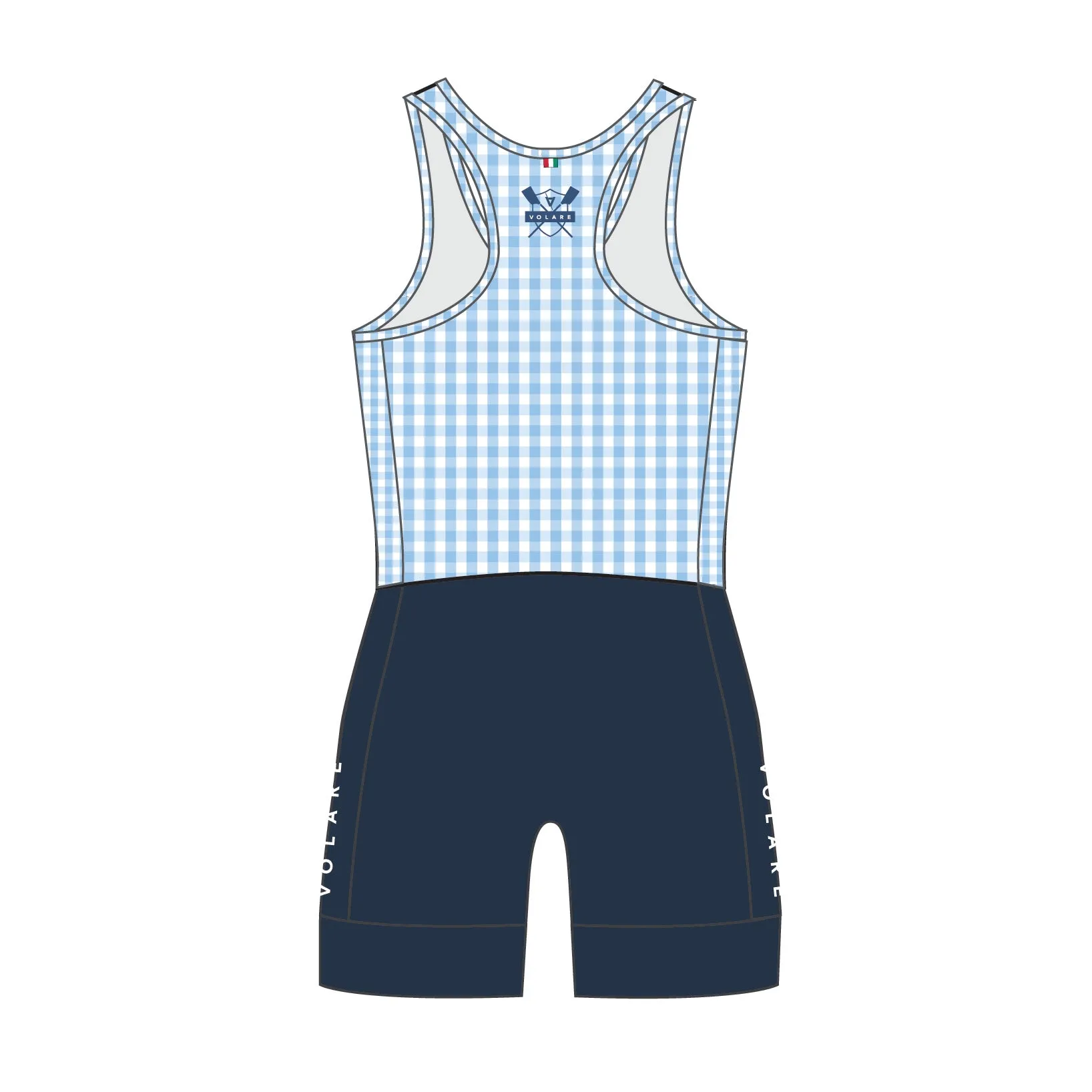 Womens Rowing Suit-Gingham