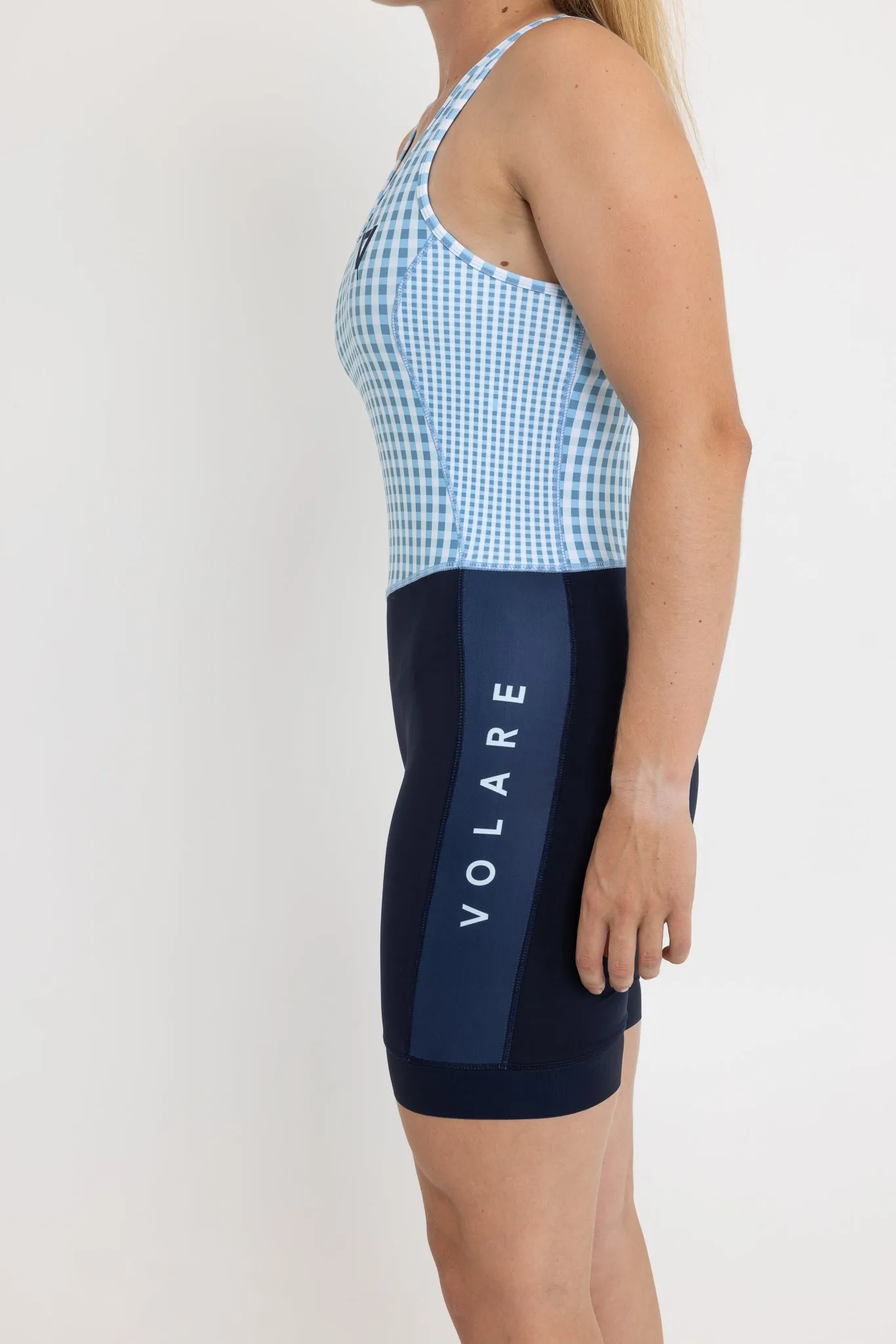 Womens Rowing Suit-Gingham