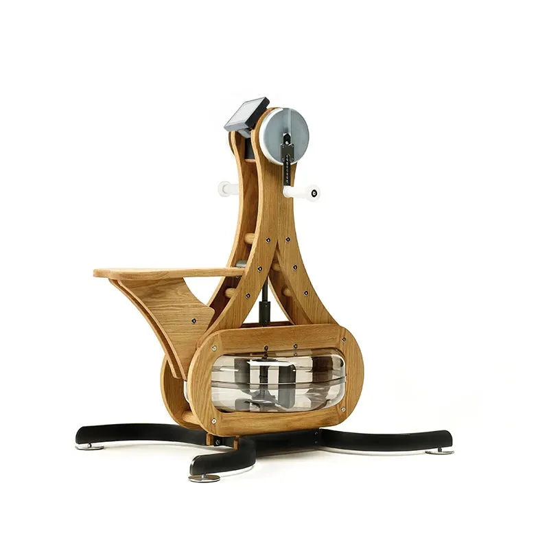Wooden Rowing Machine Home Gym Cardio Equipment for Exercise Water Rower and Sailing Trainer